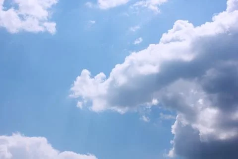 Sky background with clouds Fotos Stock