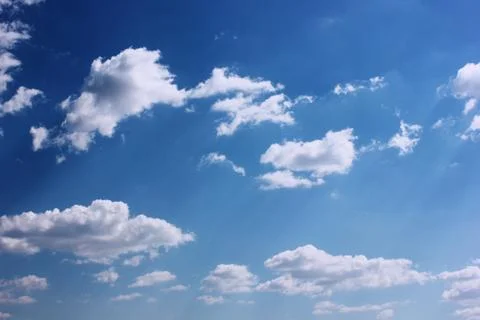 Sky background with clouds Stock-Fotos