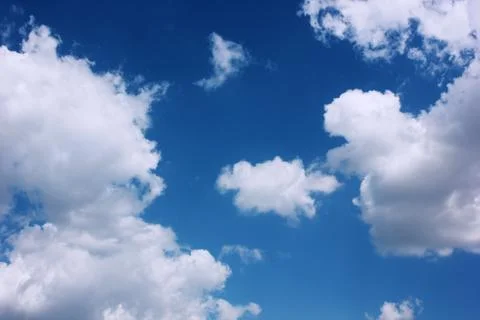 Sky background with clouds Stock-Fotos