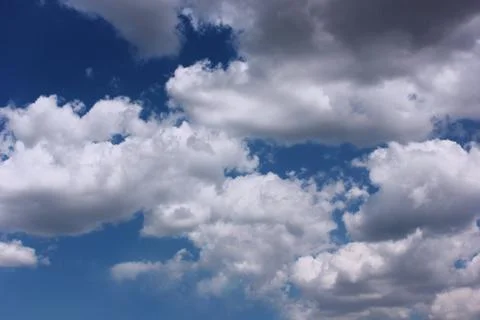 Sky background with clouds Stock-Fotos