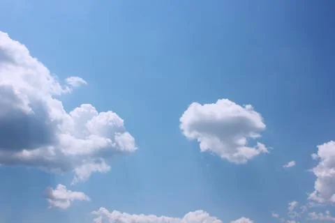 Sky background with clouds Stock Photos