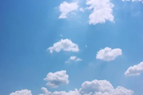 Sky background with clouds Stock Photos