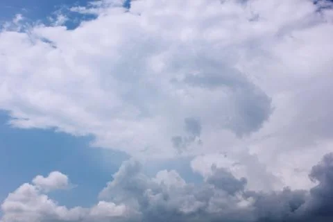 Sky background with clouds Stock-Fotos