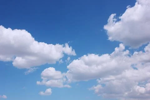 Sky background with clouds Stock Photos