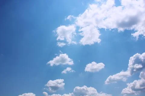 Sky background with clouds Stock-Fotos