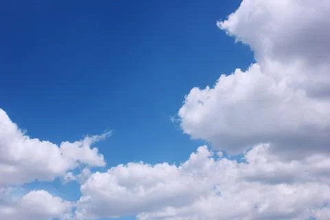 Sky background with clouds Stock-Fotos