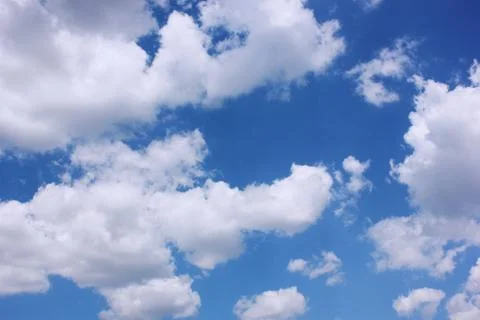 Sky background with clouds Foto stock