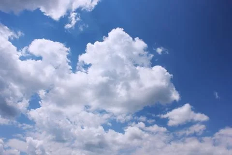 Sky background with clouds Stock-Fotos