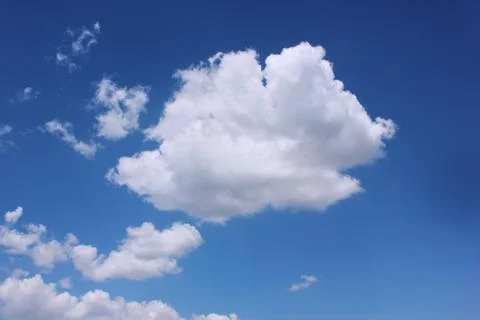 Sky background with clouds Stock Photos