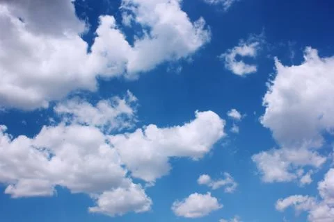 Sky background with clouds Stock-Fotos