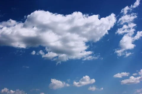 Sky background with clouds Stock Photos