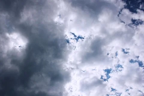 Sky background with clouds Stock Photos