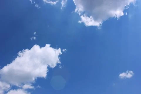 Sky background with clouds Stock Photos