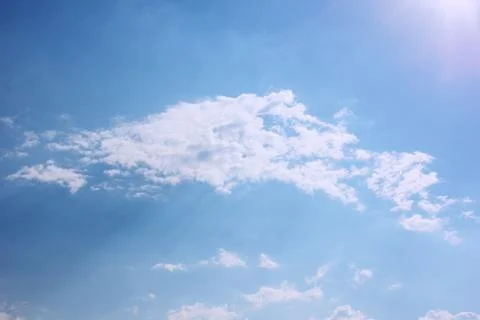 Sky background with clouds Stock-Fotos