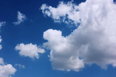 Sky background with clouds Stock-Fotos