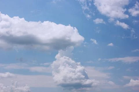 Sky background with clouds Stock Photos