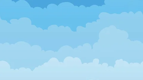 Sky Background With Clouds Seamless Looping Stock Footage 89652258