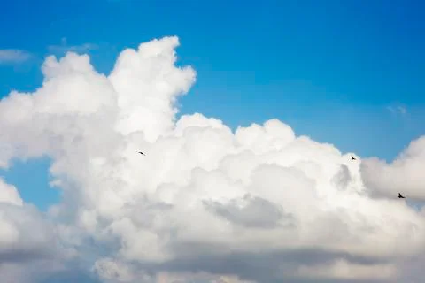 Sky background with clouds . Sky with clouds Stock Photos
