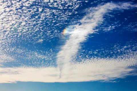 Sky background with clouds . Sky with clouds 库存照片