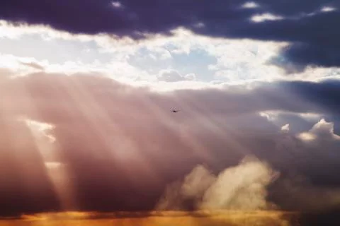 Sky background with clouds . Sky with clouds Foto stock