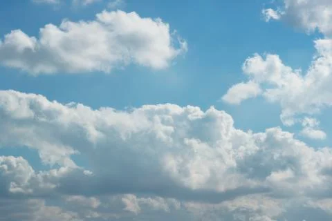 Sky background with clouds . Sky with clouds Stock Photos