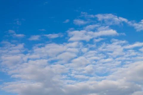 Sky background gradient, beautiful sky with light, gentle clouds Stock Photos