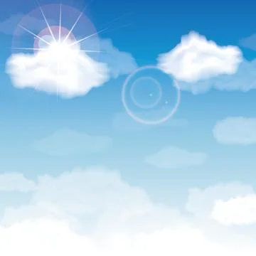 Sky Background Иллюстрация