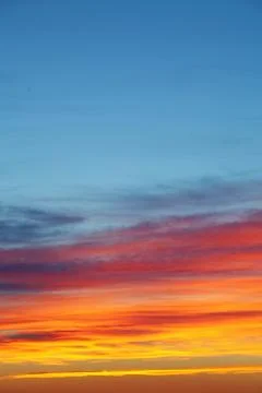 Sky background sunset Foto stock