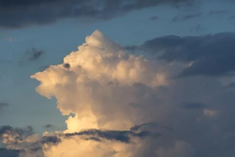 Sky Background at Sunset time. Foto stock