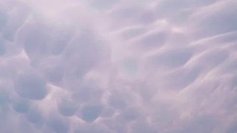 Sky background with unusual configuration of clouds. Video stock 77723711