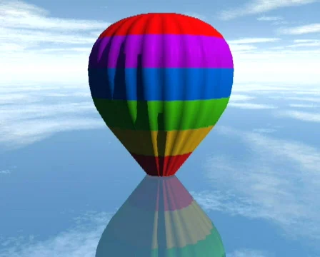 Sky balloon motion background Stock Footage 143796