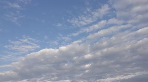 Sky With Beautiful Clouds 4K Stock Footage 50308918