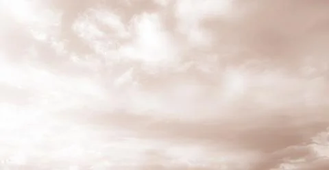 Sky beige background cloud heaven white fluffy smoke view, landscape Ilustração Stock