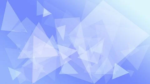 Sky blue abstract geometric triangles shimmer across a soft gradient, creat.. Stock Illustration