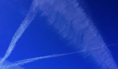 Sky blue and clouds Stock Photos