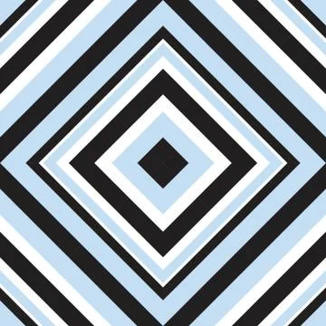 Sky blue Argyle Diagonal Stripes seamless pattern background Stock Illustration