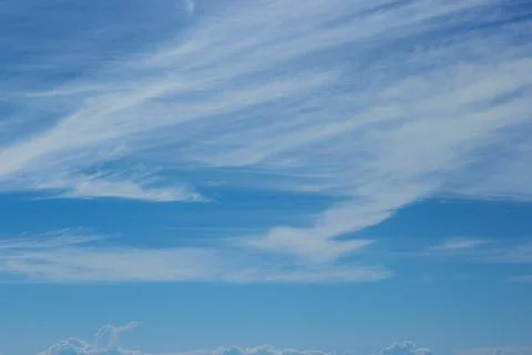 Sky blue background. Sky cloud clear Stock Photos