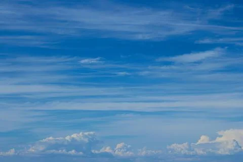 Sky blue background. Sky cloud clear Stock Photos