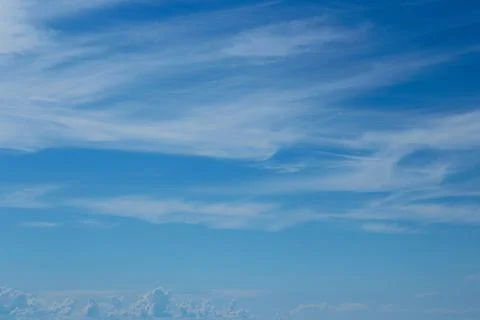 Sky blue background. Sky cloud clear Stock Photos