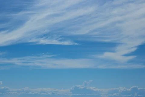 Sky blue background. Sky cloud clear Stock Photos