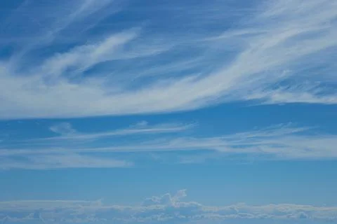 Sky blue background. Sky cloud clear Stock Photos