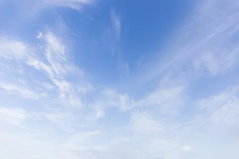 Sky blue background Sky cloud clear background. Stock Photos