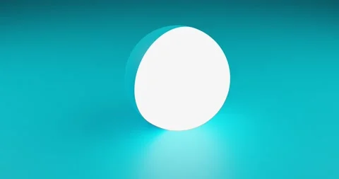 Sky blue Background With white light  Emission Sphere Stock Footage 172260273