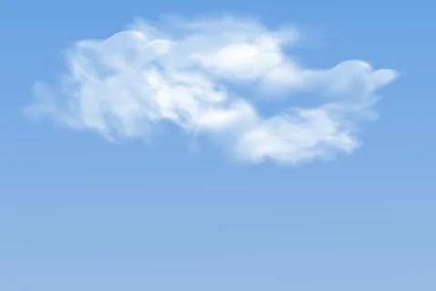 Sky Blue Background,Vector Clear Sky day with sunlight morning in Winter,Horizon Stock Illustration