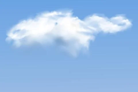 Sky Blue Background,Vector Clear Sky day with sunlight morning in Winter,Horizon Stock Illustration