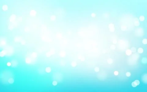 Sky blue bokeh soft light abstract background Stock Illustration