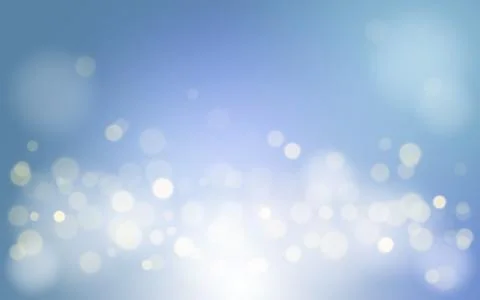 Sky blue bokeh soft light abstract background Stock Illustration