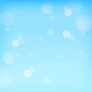 Sky blue bokeh soft light abstract background, illustration bokeh particles.. Illustration