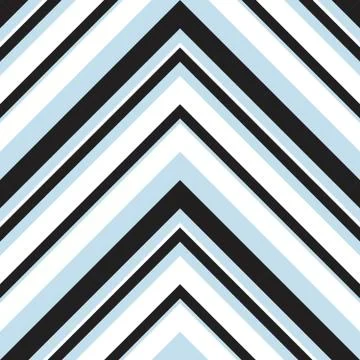 Sky blue Chevron Diagonal Stripes seamless pattern background Illustrazione stock