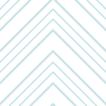 Sky blue Chevron Diagonal Stripes seamless pattern background Stock Illustration